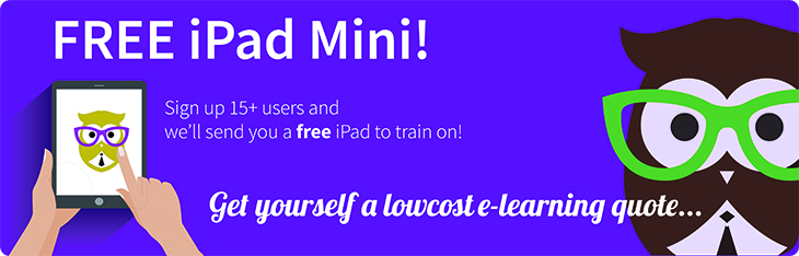 Free iPad On Your E-Learning Quote